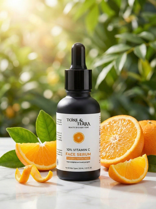 Tone & Terra 10% Vitamin C Brightening Face Serum
